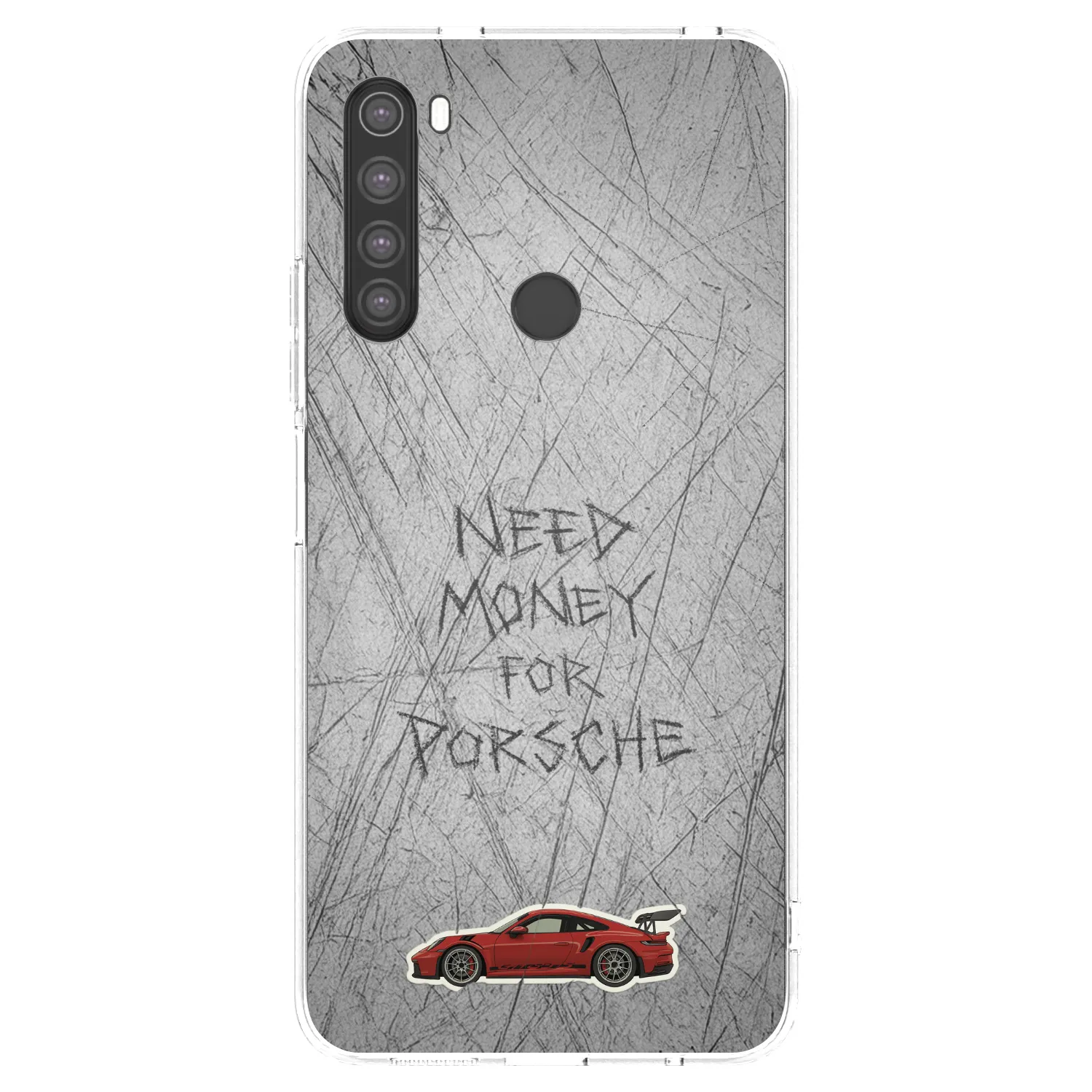 Picasee silikónový prehľadný obal pre Xiaomi Redmi Note 8 - Garage Scratch