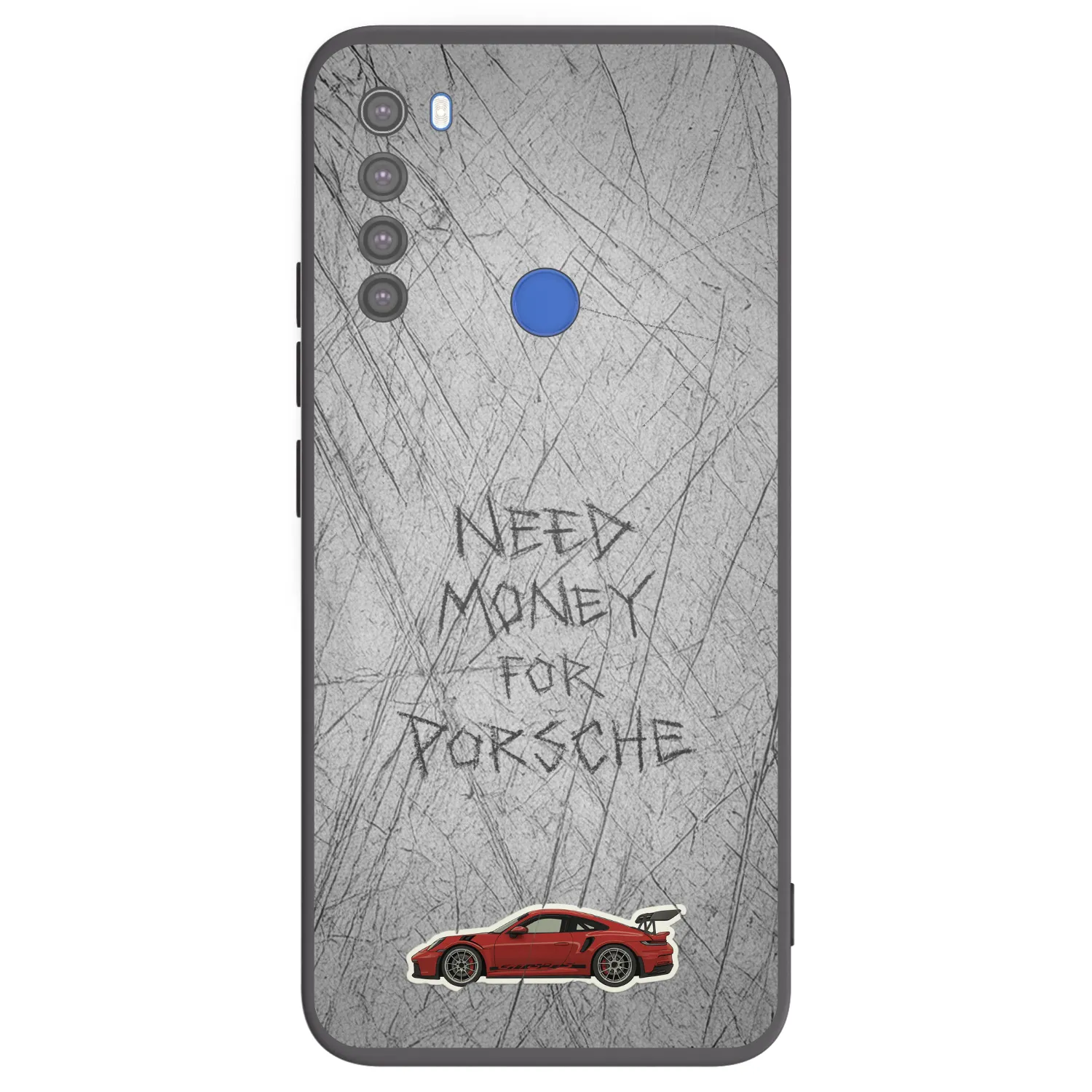 Picasee silikónový čierny obal pre Xiaomi Redmi Note 8T - Garage Scratch