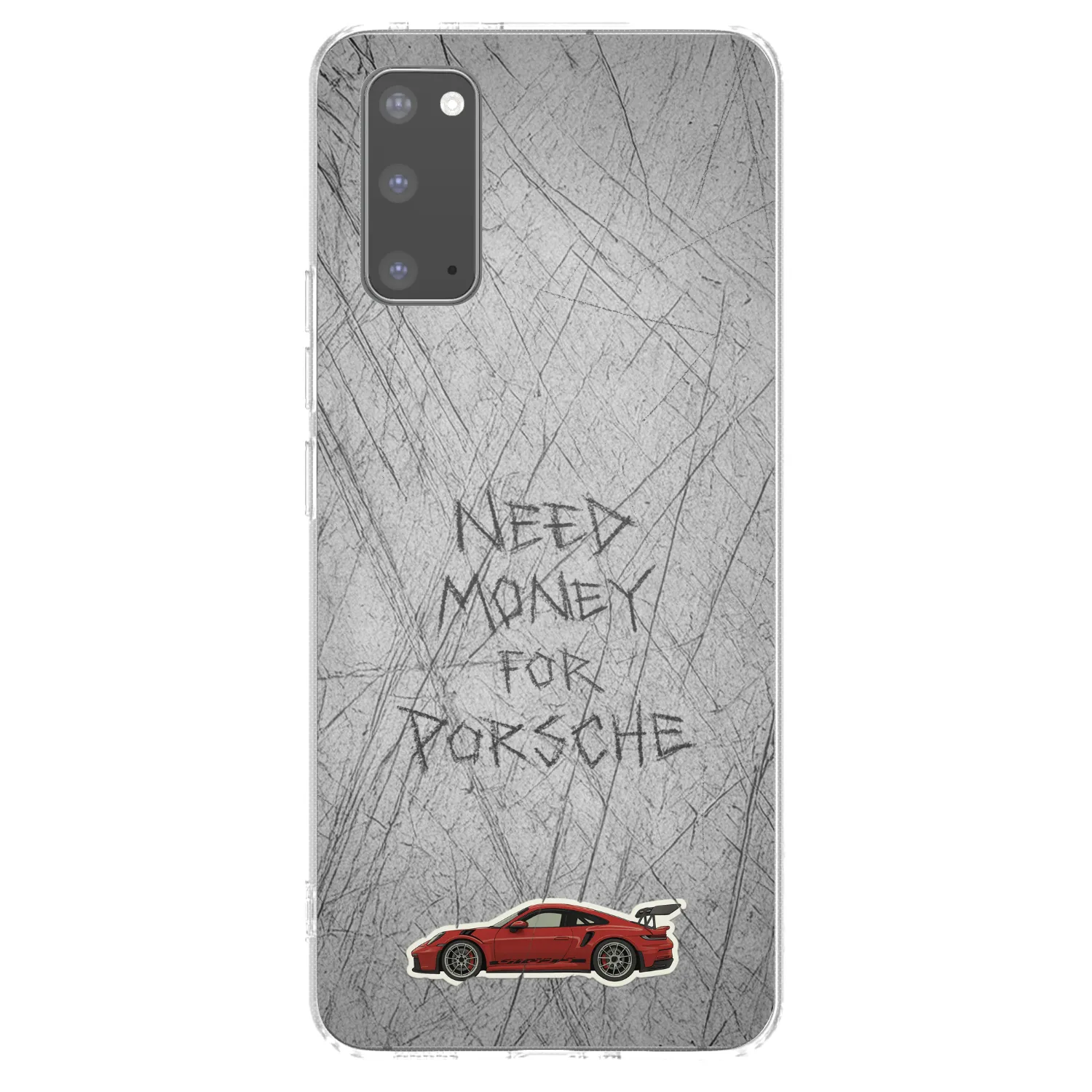 Picasee silikónový prehľadný obal pre Samsung Galaxy S20 G980F - Garage Scratch