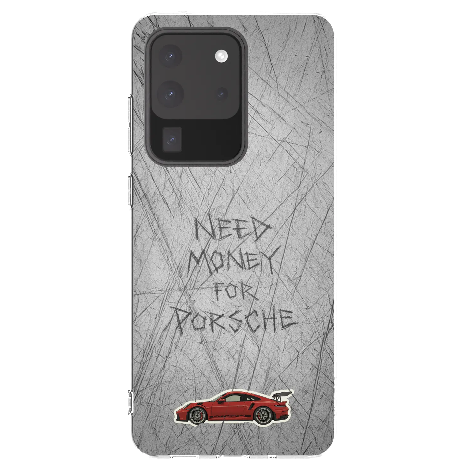 Picasee silikónový prehľadný obal pre Samsung Galaxy S20 Ultra 5G G988F - Garage Scratch