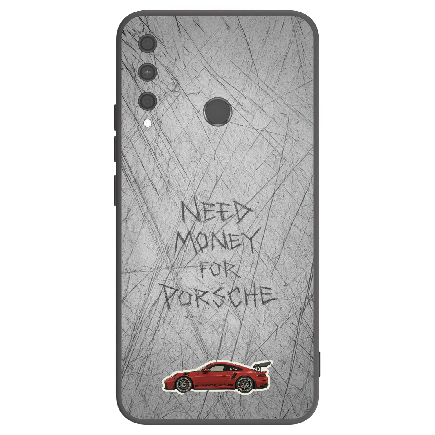 Picasee silikónový čierny obal pre Huawei P40 Lite E - Garage Scratch