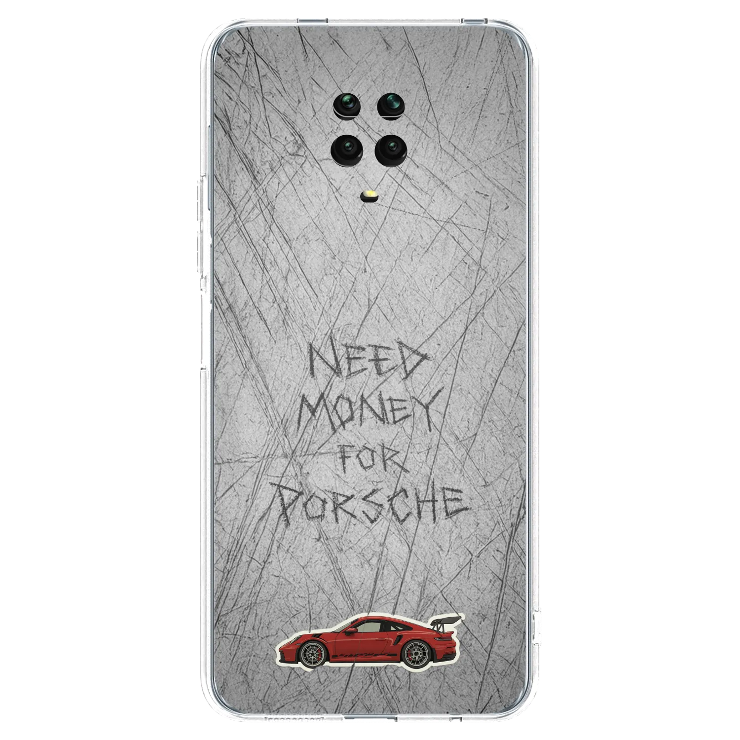 Picasee silikónový prehľadný obal pre Xiaomi Redmi Note 9 Pro - Garage Scratch
