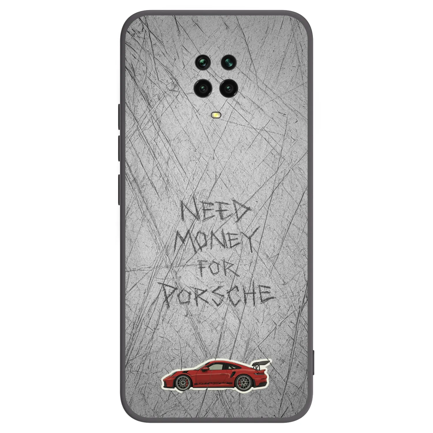 Picasee silikónový čierny obal pre Xiaomi Redmi Note 9 Pro - Garage Scratch