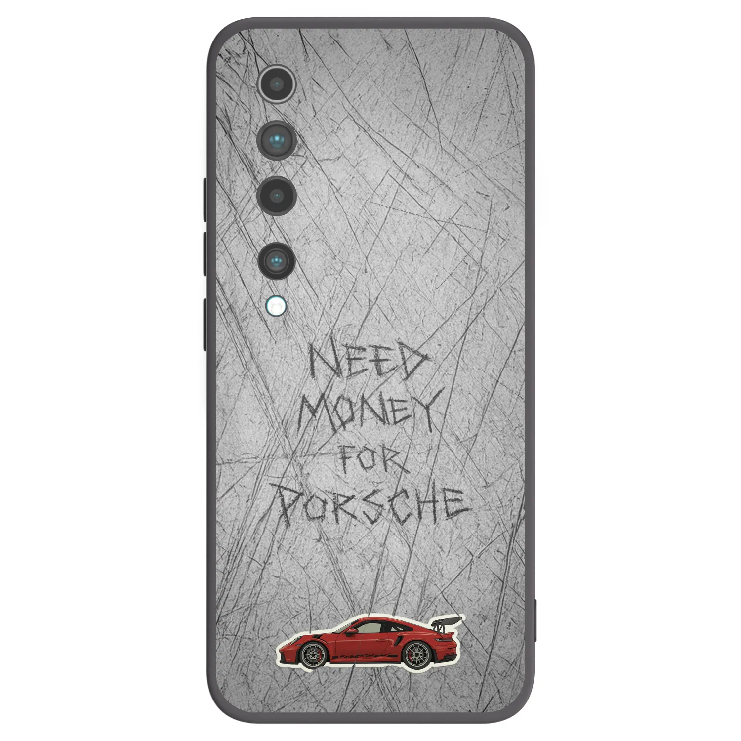 Picasee silikónový čierny obal pre Xiaomi Mi 10 - Garage Scratch