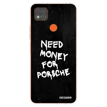Picasee silikónový prehľadný obal pre Xiaomi Redmi 9C - Black Dollar
