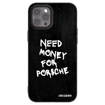 Picasee silikónový čierny obal pre Apple iPhone 12 Pro Max - Black Dollar