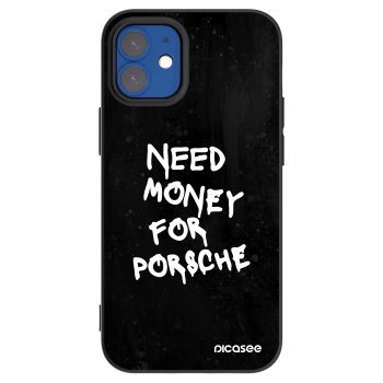 Picasee silikónový čierny obal pre Apple iPhone 12 mini - Black Dollar