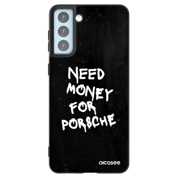 Picasee silikónový čierny obal pre Samsung Galaxy S21+ 5G G996F - Black Dollar