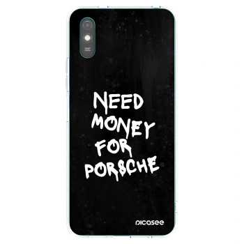 Picasee silikónový prehľadný obal pre Xiaomi Redmi 9AT - Black Dollar