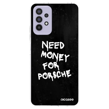 Picasee silikónový prehľadný obal pre Samsung Galaxy A32 4G SM-A325F - Black Dollar