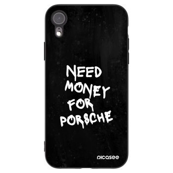 Picasee silikónový čierny obal pre Apple iPhone XR - Black Dollar