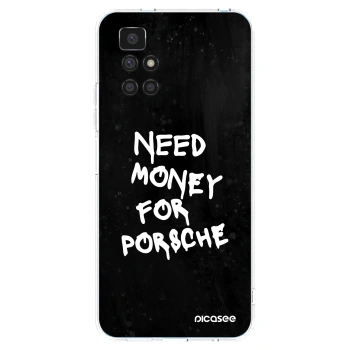 Picasee silikónový prehľadný obal pre Xiaomi Redmi 10 - Black Dollar