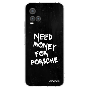 Picasee silikónový prehľadný obal pre Vivo Y33s - Black Dollar