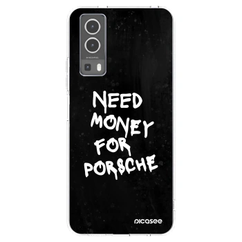 Picasee silikónový prehľadný obal pre Vivo Y72 5G - Black Dollar