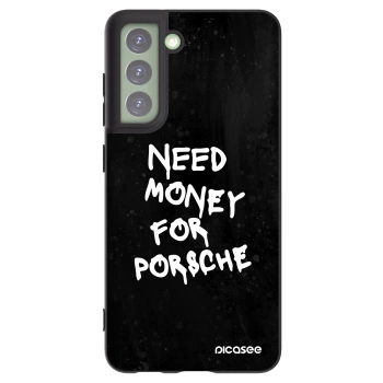 Picasee silikónový čierny obal pre Samsung Galaxy S21 FE 5G - Black Dollar