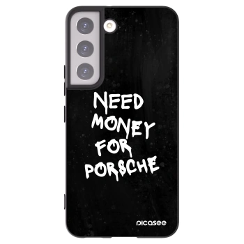 Picasee silikónový čierny obal pre Samsung Galaxy S22 5G - Black Dollar