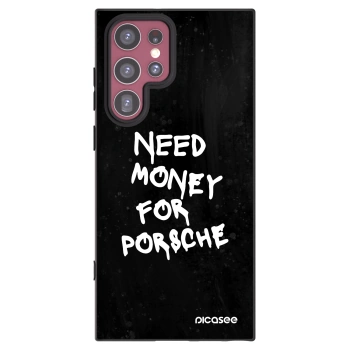 Picasee silikónový čierny obal pre Samsung Galaxy S22 Ultra 5G - Black Dollar