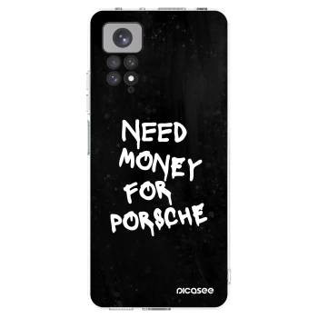 Picasee silikónový prehľadný obal pre Xiaomi Redmi Note 11 - Black Dollar