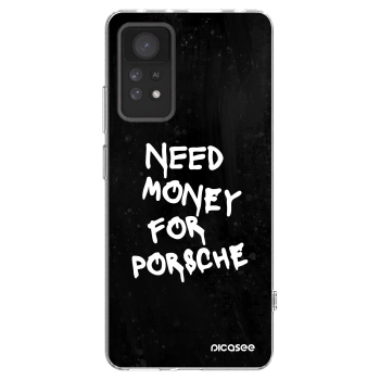 Picasee silikónový prehľadný obal pre Xiaomi Redmi Note 11 Pro 5G - Black Dollar