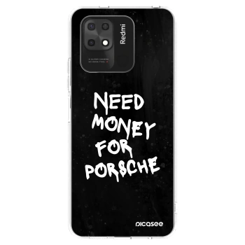 Picasee silikónový prehľadný obal pre Xiaomi Redmi 10C - Black Dollar