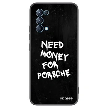 Picasee silikónový čierny obal pre OPPO Reno 5 5G - Black Dollar