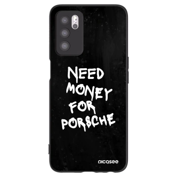 Picasee silikónový čierny obal pre OPPO A16s - Black Dollar