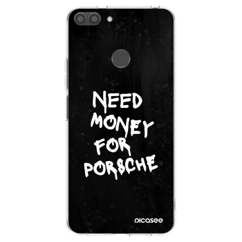 Picasee silikónový prehľadný obal pre Huawei P Smart - Black Dollar