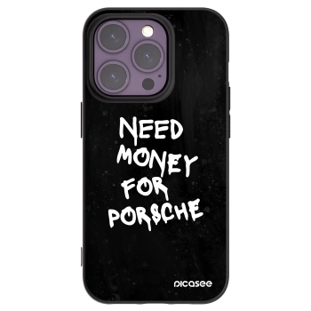 Picasee silikónový čierny obal pre Apple iPhone 14 Pro - Black Dollar