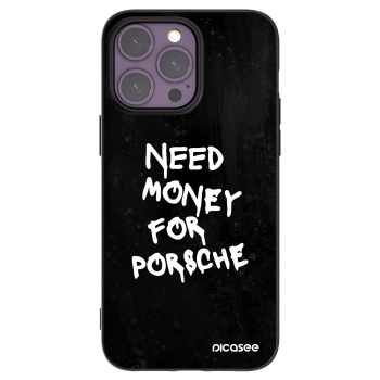 Picasee silikónový čierny obal pre Apple iPhone 14 Pro Max - Black Dollar