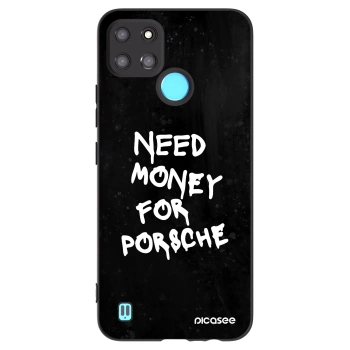Picasee silikónový čierny obal pre Realme C21Y - Black Dollar