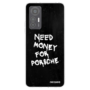 Picasee silikónový prehľadný obal pre Xiaomi 12 Lite - Black Dollar