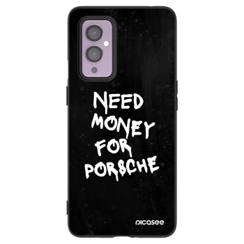 Picasee silikónový čierny obal pre OnePlus 9 - Black Dollar
