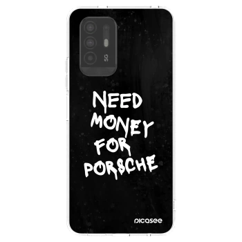 Picasee silikónový prehľadný obal pre OPPO A94 5G - Black Dollar