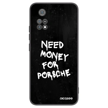 Picasee silikónový čierny obal pre Xiaomi Poco M4 Pro - Black Dollar