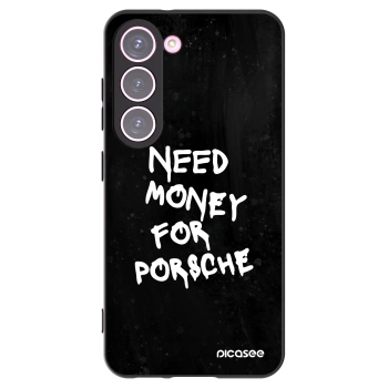Picasee silikónový čierny obal pre Samsung Galaxy S23 5G - Black Dollar