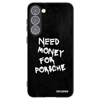 Picasee silikónový čierny obal pre Samsung Galaxy S23+ 5G - Black Dollar