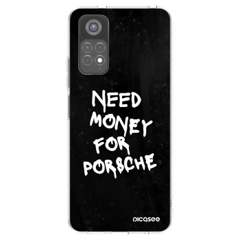 Picasee silikónový prehľadný obal pre Xiaomi Redmi Note 11S 5G - Black Dollar