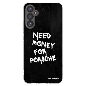 Picasee silikónový prehľadný obal pre Samsung Galaxy A34 5G A346B - Black Dollar