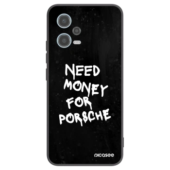 Picasee silikónový čierny obal pre Xiaomi Redmi Note 12 5G - Black Dollar