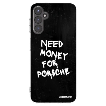 Picasee silikónový prehľadný obal pre Samsung Galaxy A14 5G A146P - Black Dollar