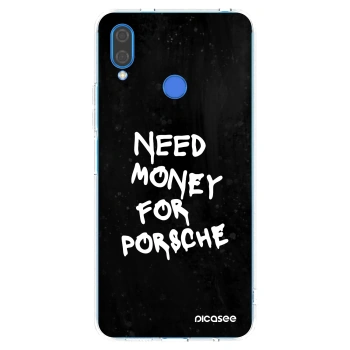 Picasee silikónový prehľadný obal pre Huawei Nova 3 - Black Dollar