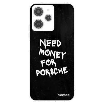 Picasee silikónový prehľadný obal pre Xiaomi Redmi 12 4G - Black Dollar