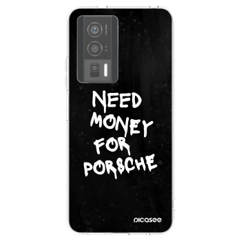 Picasee silikónový prehľadný obal pre Xiaomi Poco F5 Pro 5G - Black Dollar