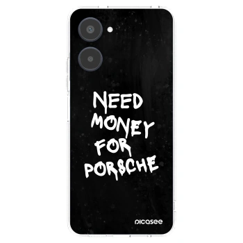 Picasee silikónový prehľadný obal pre Realme 10 4G - Black Dollar