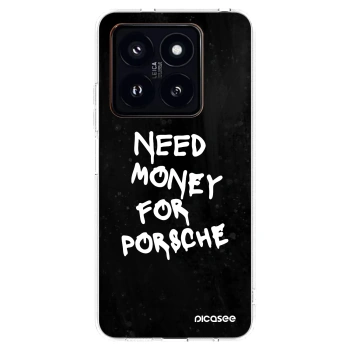 Picasee silikónový prehľadný obal pre Xiaomi 14 Pro - Black Dollar