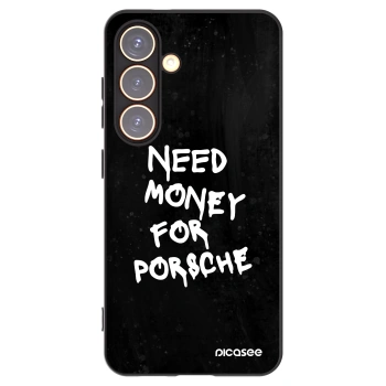 Picasee silikónový čierny obal pre Samsung Galaxy S24 S921B 5G - Black Dollar