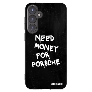 Picasee silikónový prehľadný obal pre Samsung Galaxy S23 FE S711B - Black Dollar