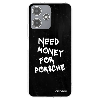 Picasee silikónový prehľadný obal pre Xiaomi Redmi 12 5G - Black Dollar