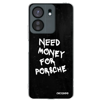 Picasee silikónový prehľadný obal pre Xiaomi Redmi 13C 4G - Black Dollar