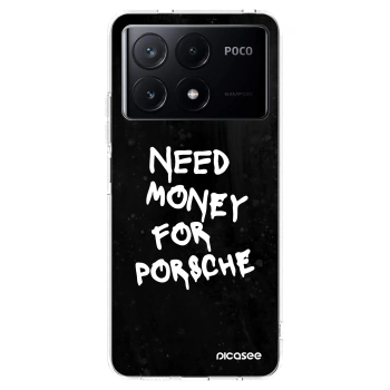 Picasee silikónový prehľadný obal pre Xiaomi Poco X6 Pro - Black Dollar